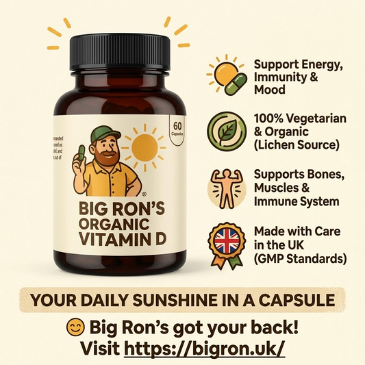 Big Ron's® Organic Plant Based Vitamin D 1000IU Capsules