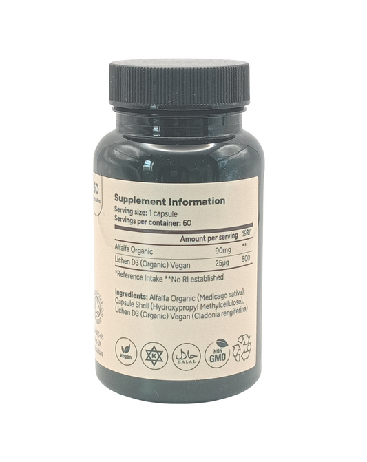 Big Ron's® Organic Plant Based Vitamin D 1000IU Capsules