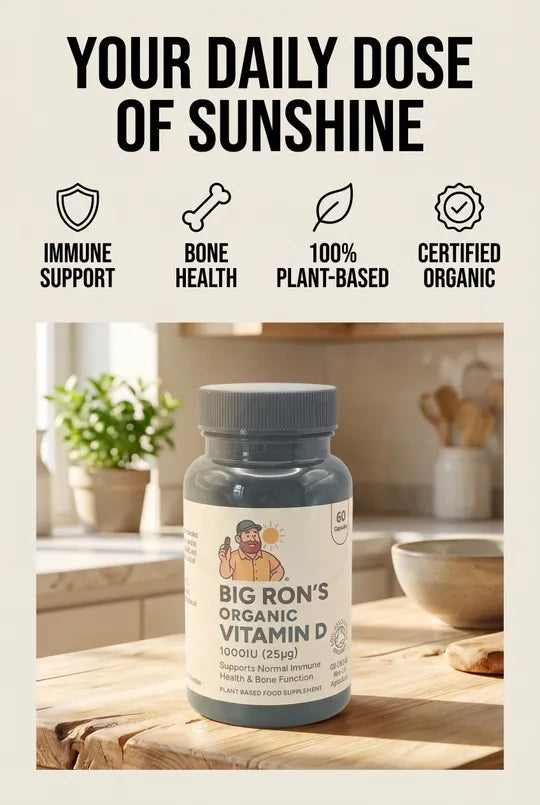 Big Ron's® Organic Plant Based Vitamin D 1000IU Capsules